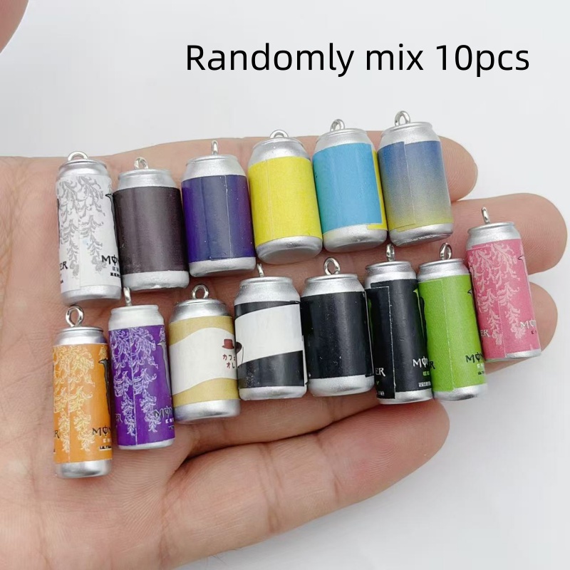 Resin - 10 Adet Mini Simülasyon İçecek Kutusu