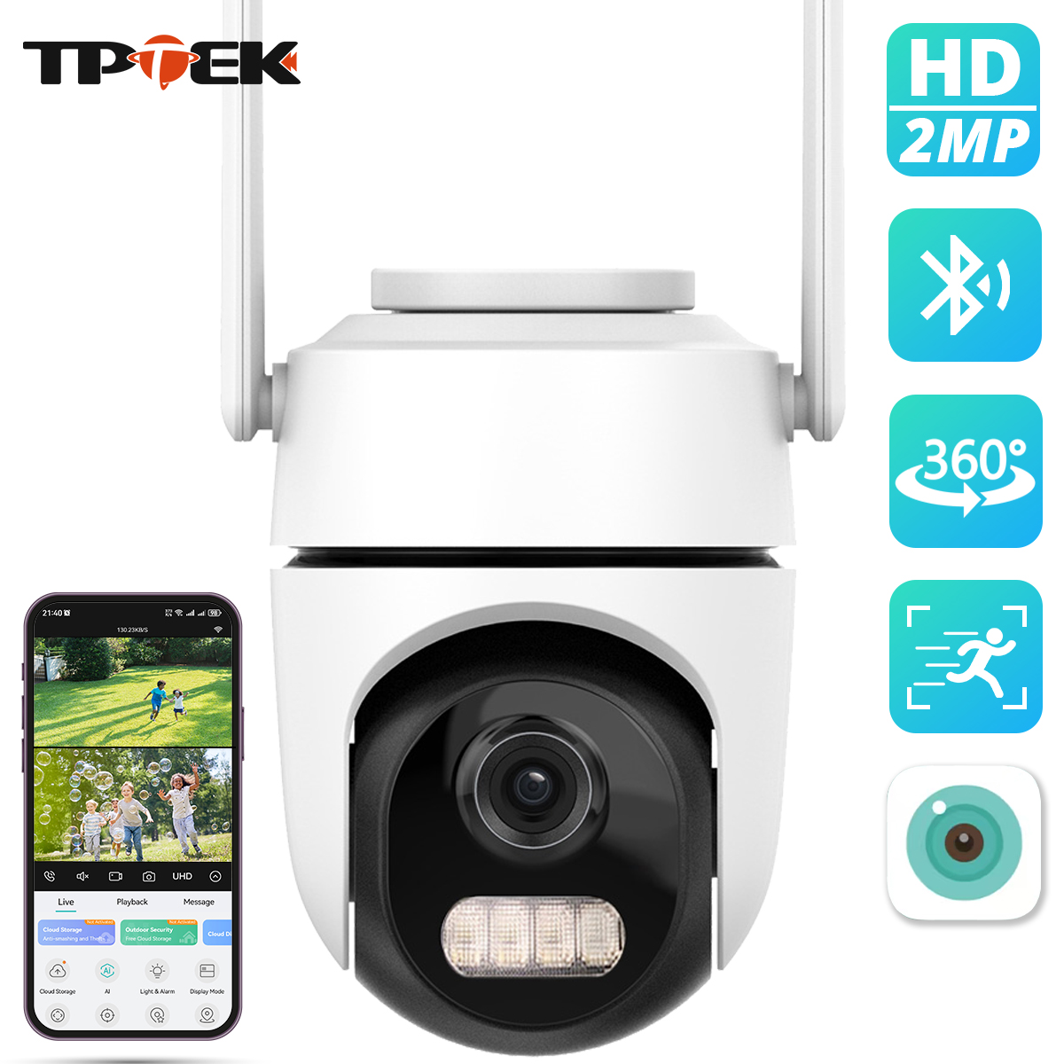 Btt Skr Mini - 2MP 1080P WiFi PTZ Güvenlik Kamerası