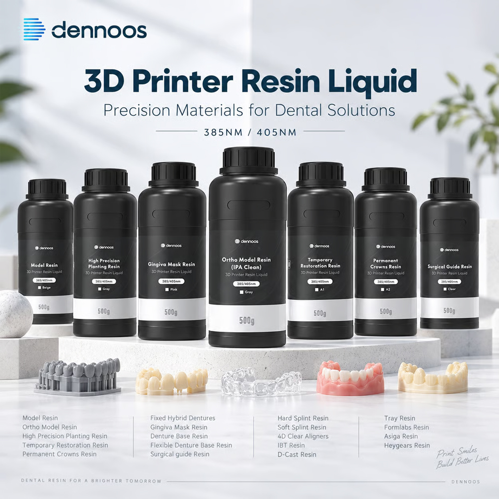 Resin Printer - 3D Yazıcı Reçinesi, Diş Laboratuvarı Modeli,