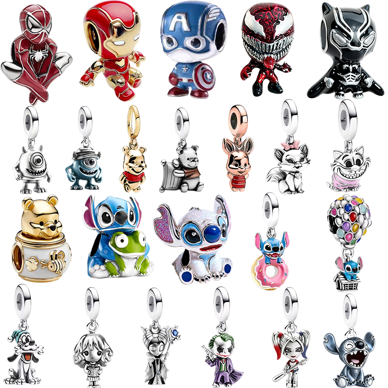 Cobra Extruder - Stitch, Marvel, Canavarlar Şirketi Charm Boncuk