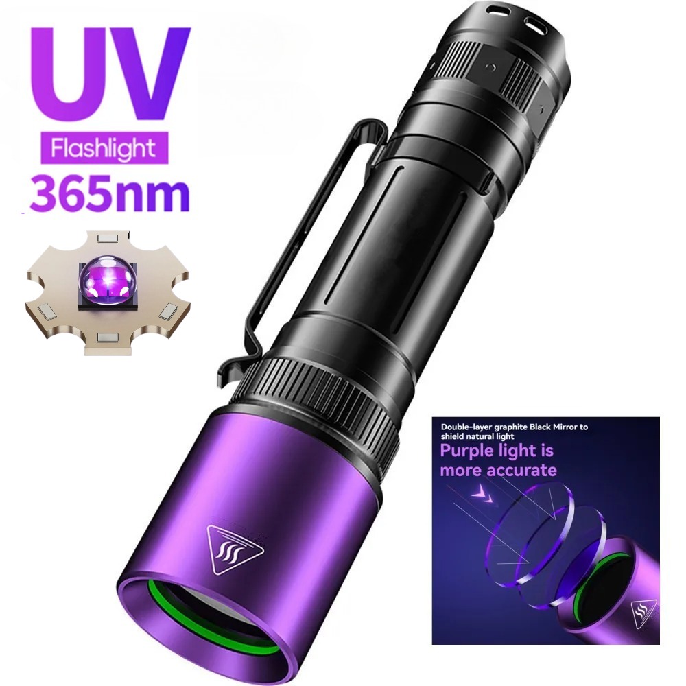 Uv Resin - 365nm Yüksek Güçlü UV El Feneri