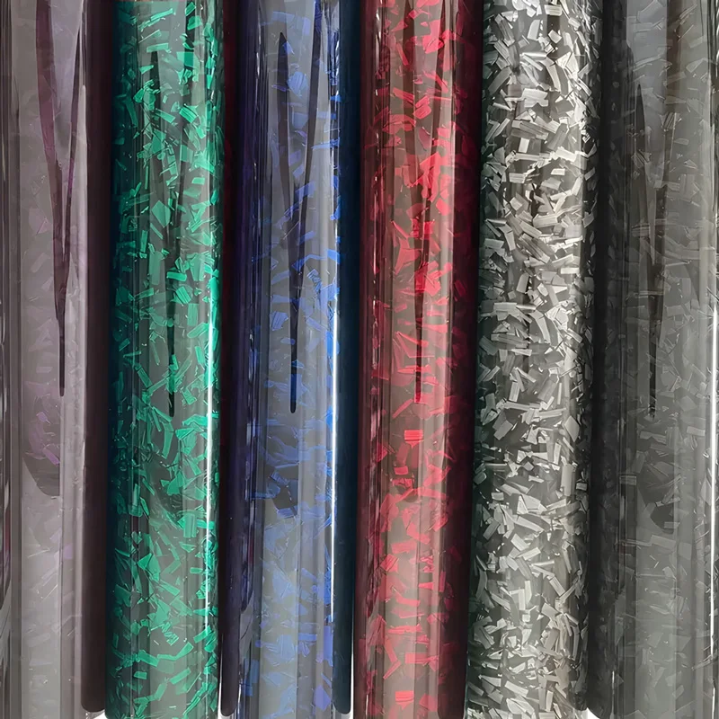 Fep Film - Parlak Siyah Dövme Karbon Fiber Vinil