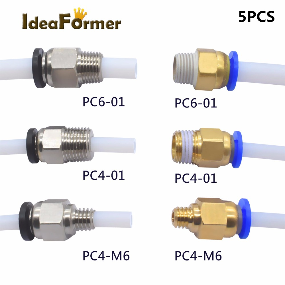 Filament 1.75 - 5 adet Hızlı Bağlantı PC4-01 PC6-01