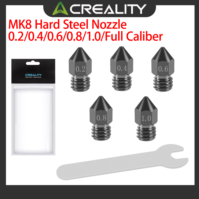 Hotend 0.4Mm - Creality Resmi MK8 Sert Çelik Nozullar