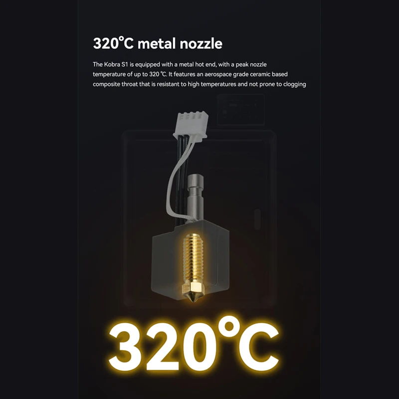 Anycubic Kobra S1 Hotend Kobra - Hotend Assembly incelemesi ve fiyatı