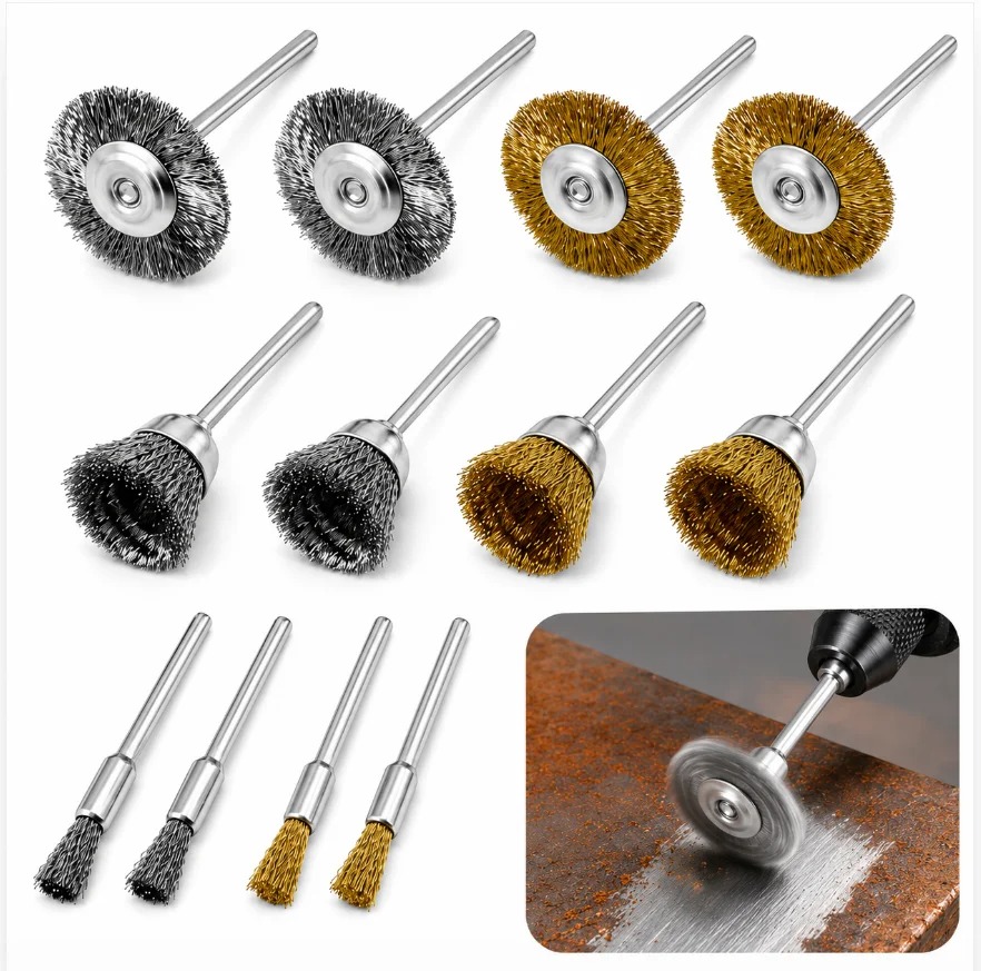 12 Parça Pirinç Fırça Çelik Te - Nozzle Brass incelemesi ve fiyatı