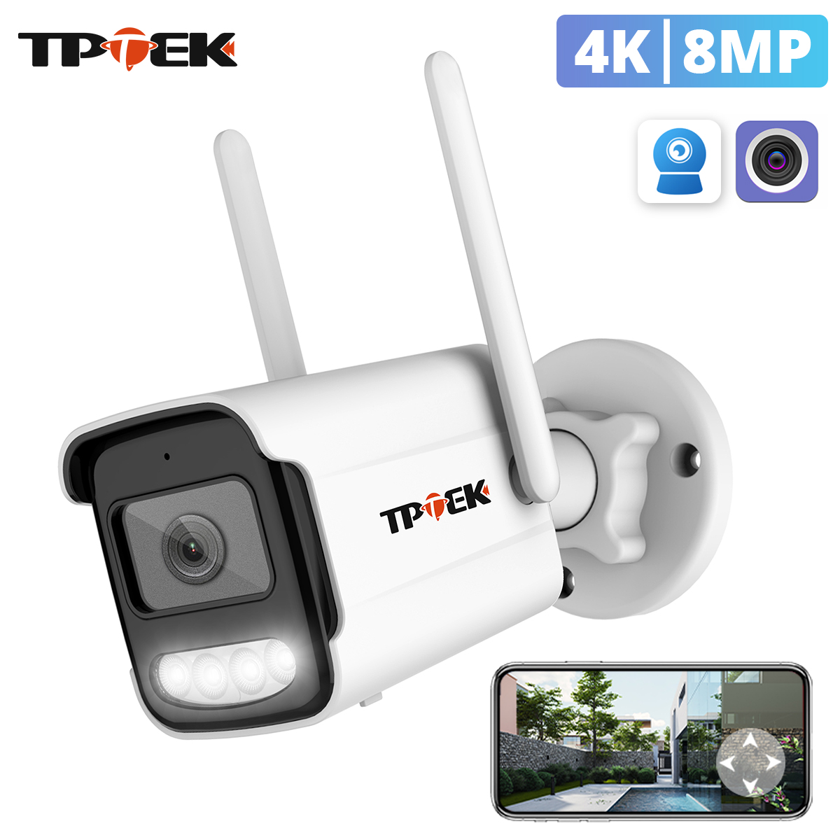 8MP 4K IP Kamera Wifi Gözetim  - Btt Skr Mini incelemesi ve fiyatı