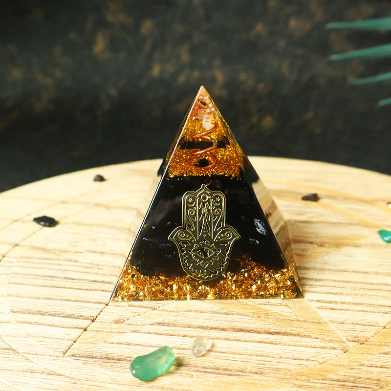 Hamsa Eli Reçine Kristal Piram - Resin incelemesi ve fiyatı