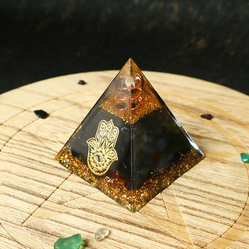 Hamsa Eli Reçine Kristal Piram - Resin incelemesi ve fiyatı