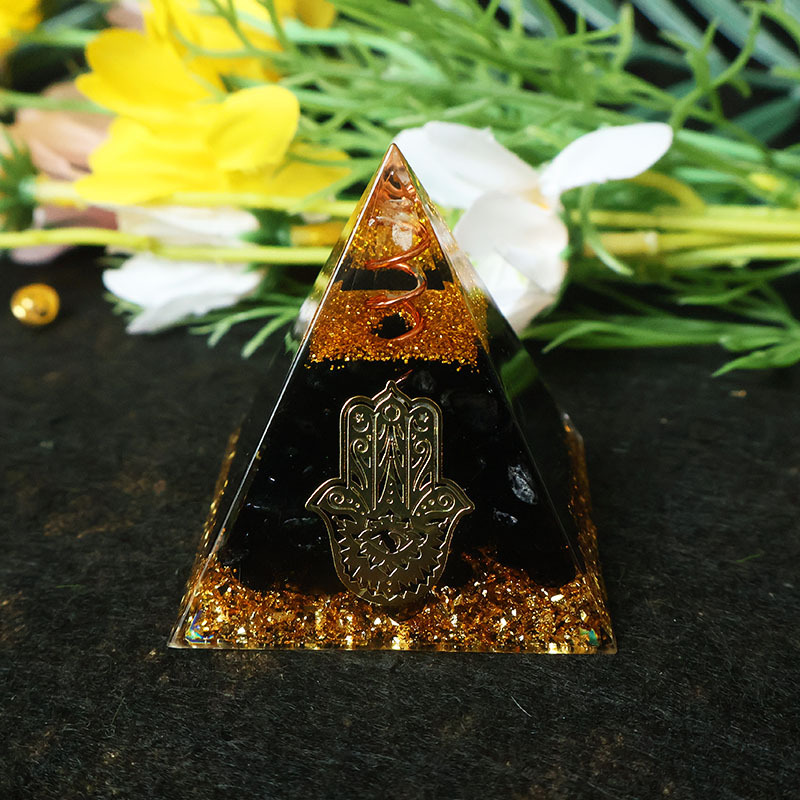 Hamsa Eli Reçine Kristal Piram - Resin incelemesi ve fiyatı