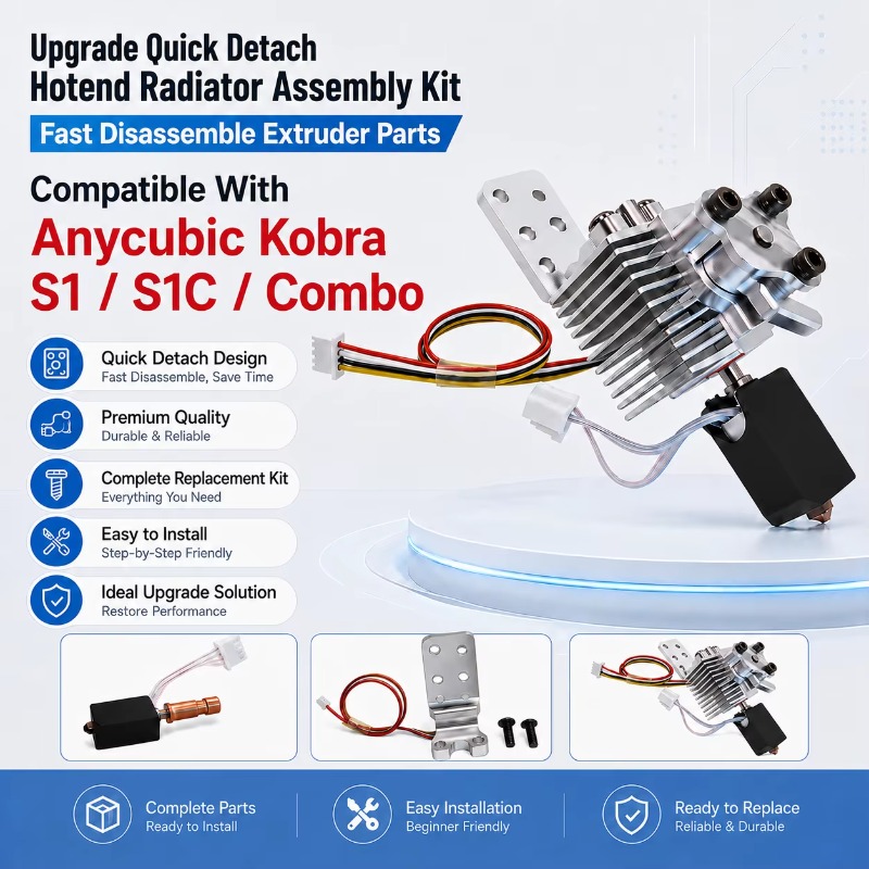 Hızlı Sökülebilir Isıtıcı Bloğ - Hotend Assembly incelemesi ve fiyatı