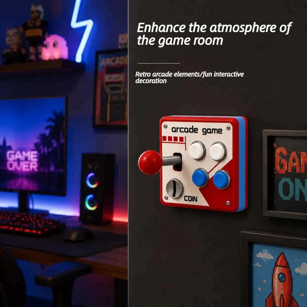 Retro Arcade Joystick Anahtar  - Resin Printer incelemesi ve fiyatı