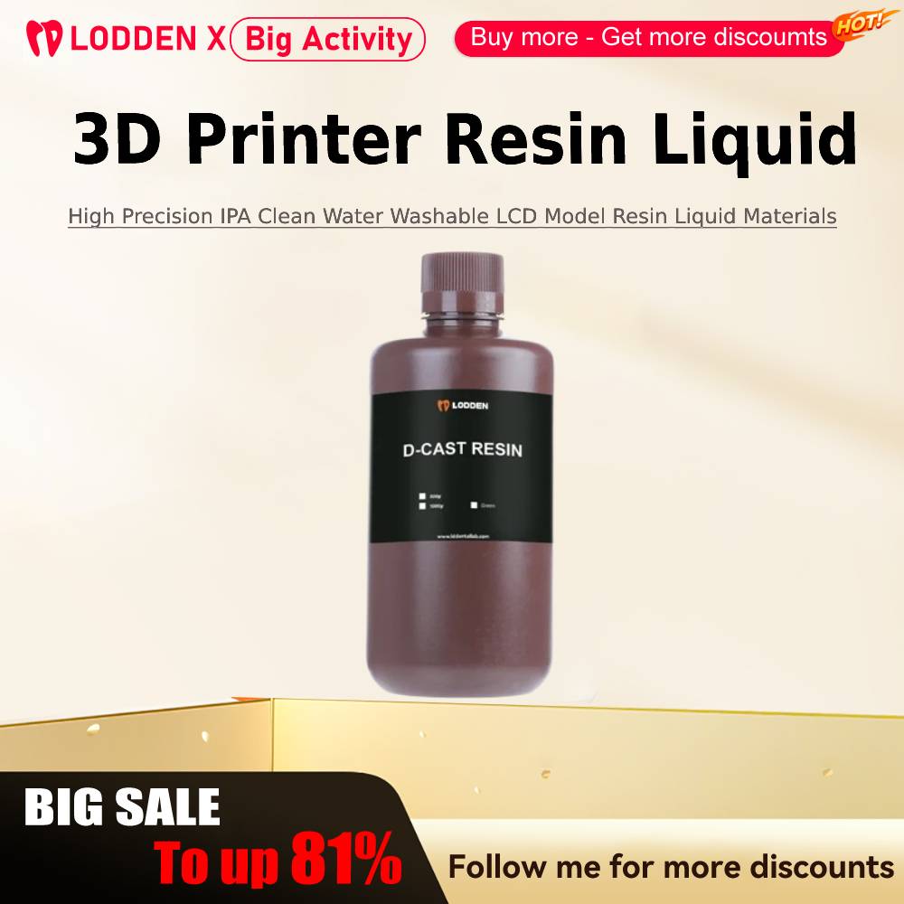 Lodden 3D Yazıcı Reçine Sıvı 3 - Resin Printer incelemesi ve fiyatı