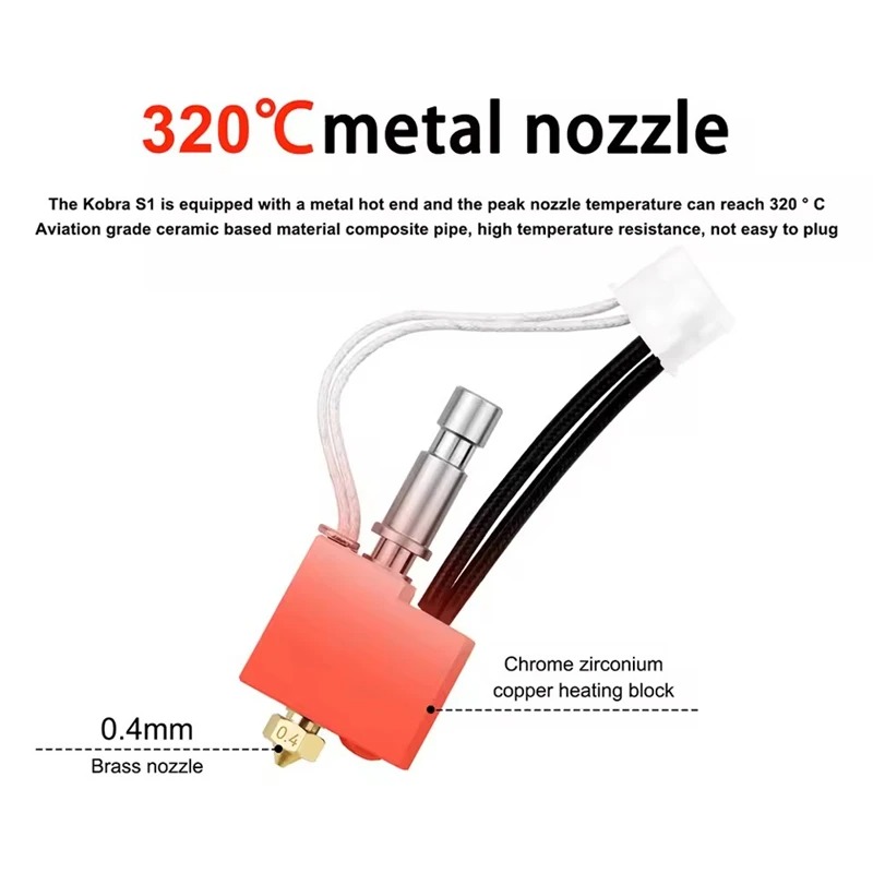 Anycubic Kobra S1 Combo Hotend - Hotend Assembly incelemesi ve fiyatı
