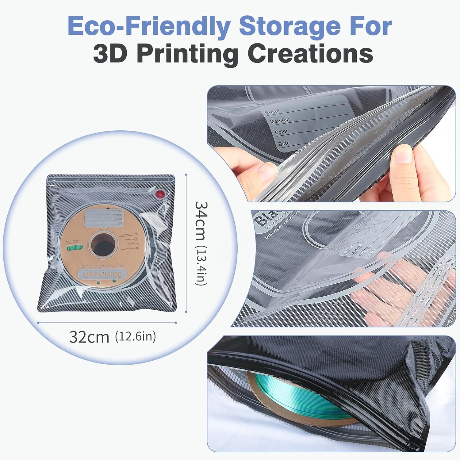 3D Filament Çantası Siyah Fila - 3D Printer Bed incelemesi ve fiyatı