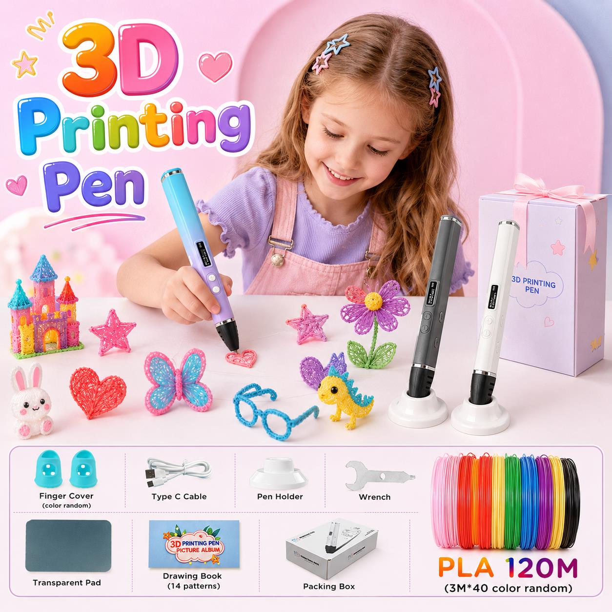 3D Baskı Kalemi Çocuklar için  - Pla Filament incelemesi ve fiyatı