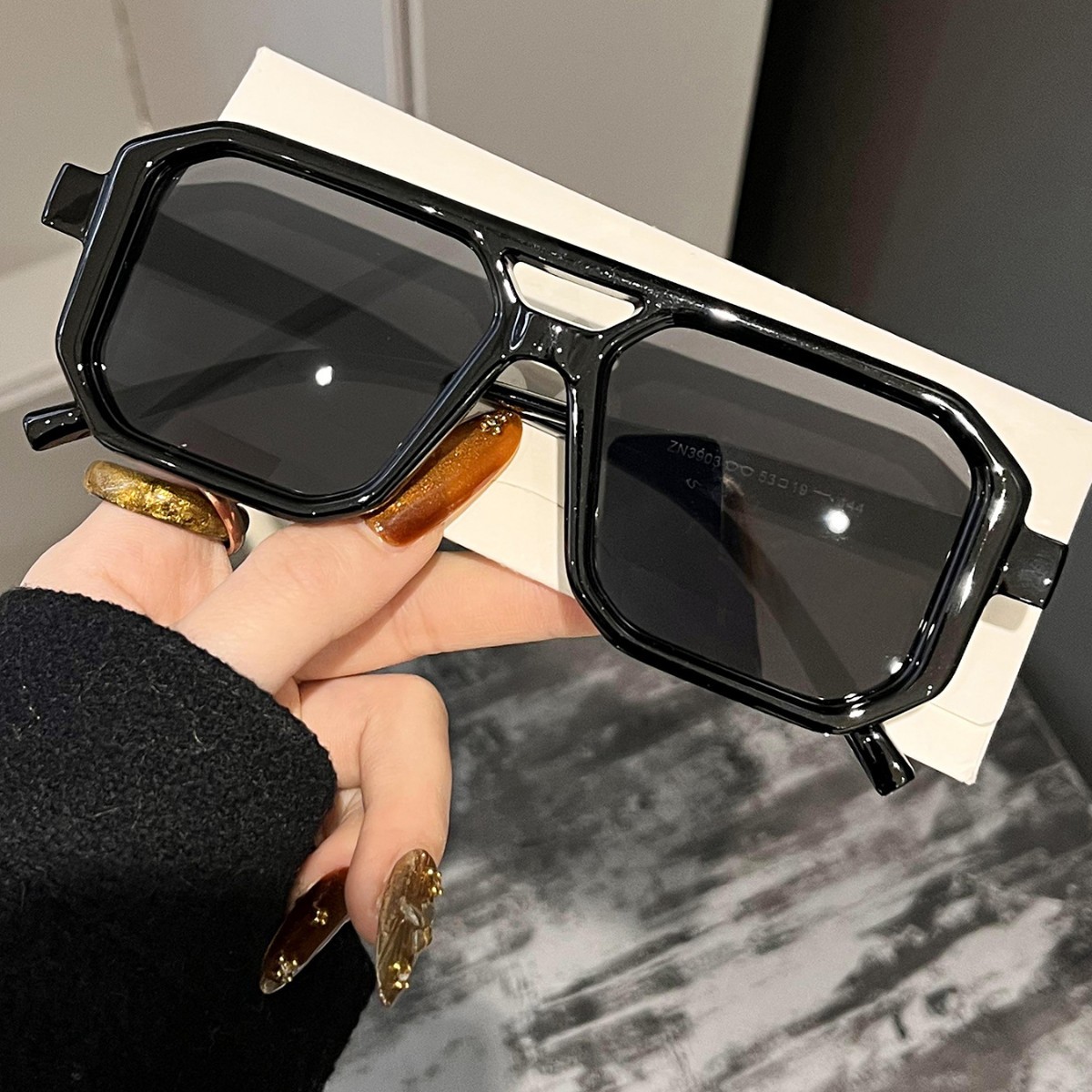 Yeni Retro Kare Çift Kirişli G - Uv Resin incelemesi ve fiyatı