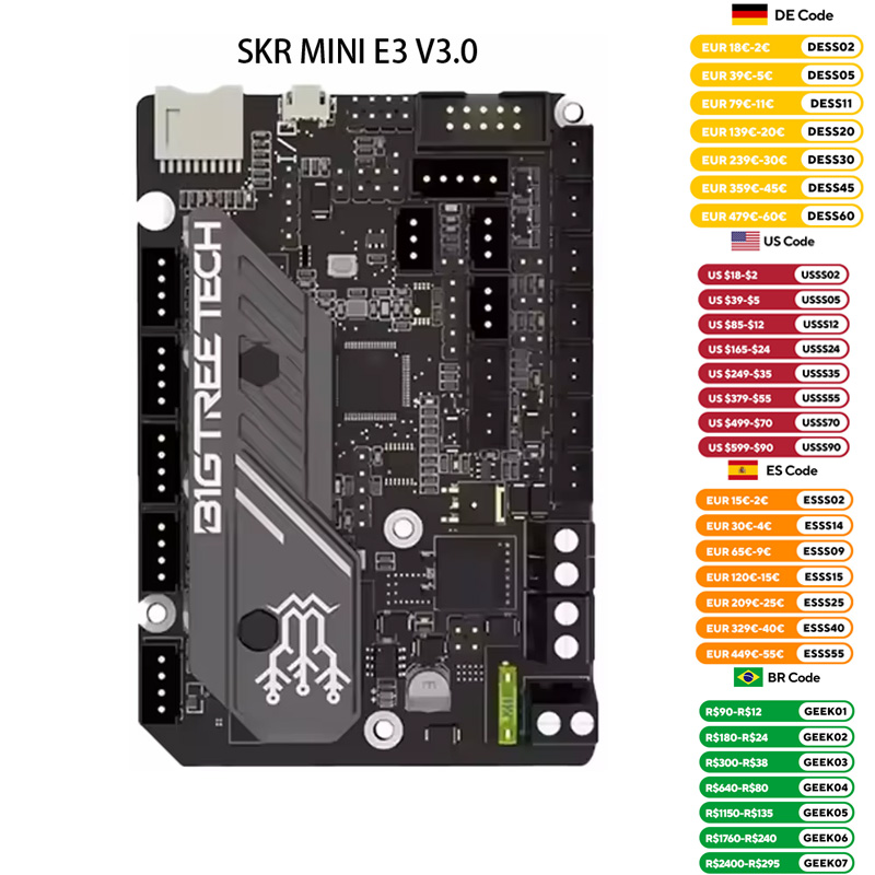 BIGTREETECH SKR MINI E3 V3.0 3 - Mks Sgen incelemesi ve fiyatı