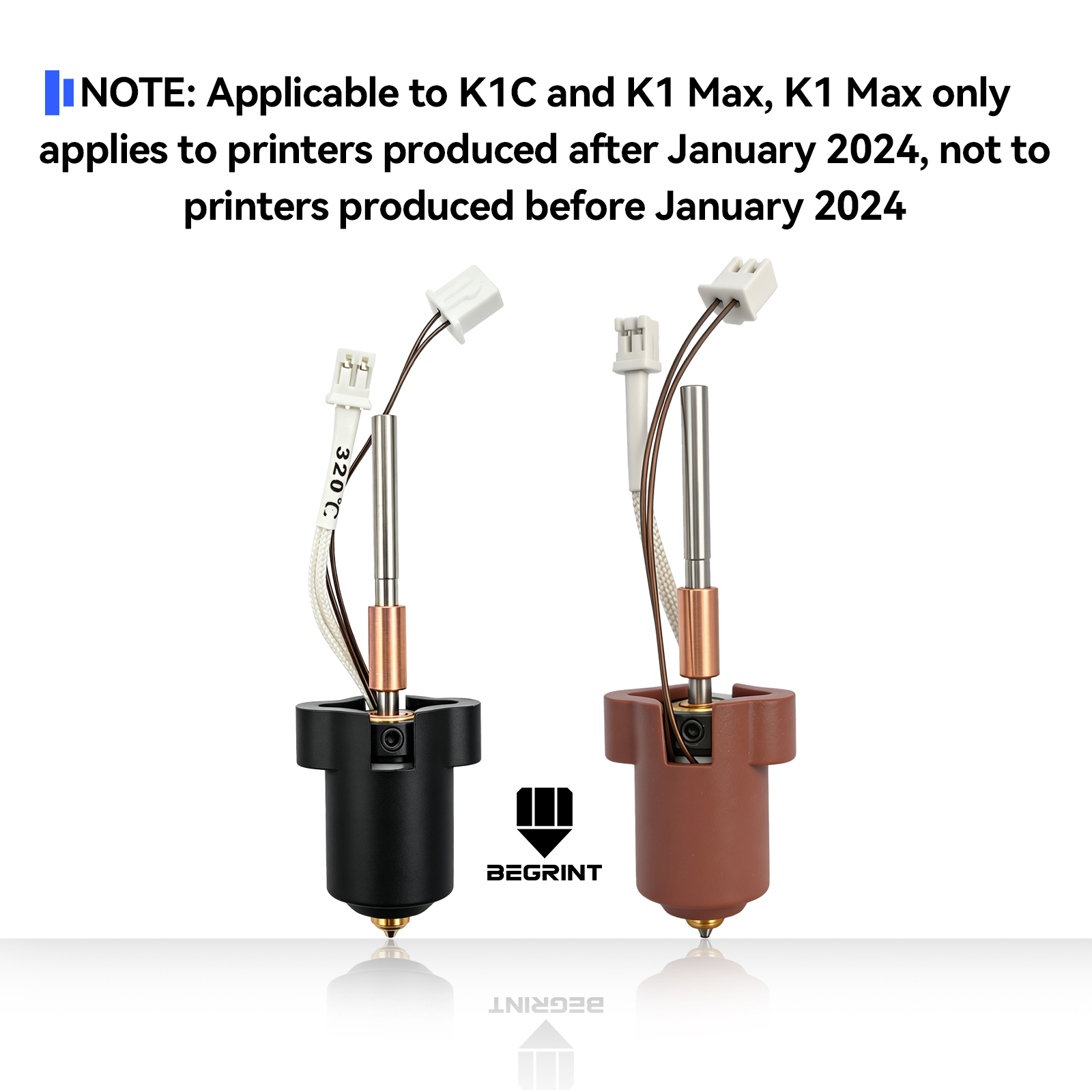 Creality K1C K1 MAX Hotend içi - Hotend Assembly incelemesi ve fiyatı