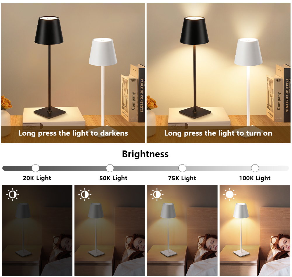 LED şarj edilebilir masa lamba - Glass Bed incelemesi ve fiyatı